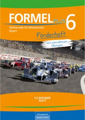 Obrázek produktu pro Formel PLUS 6. Ausgabe Bayern Mittelschule. Förderarbeitsheft mit interaktiven Übungen Klasse 6