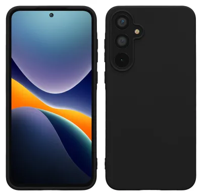Produktbild von kwmobile Handyhülle für Samsung Galaxy A55 5G Hülle - TPU Case - Kabelloses Laden - Schutzhülle Cover in Schwarz