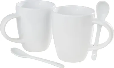 Produktbild von VBS Becher mit Löffel, 2 Stück, ca. 300ml