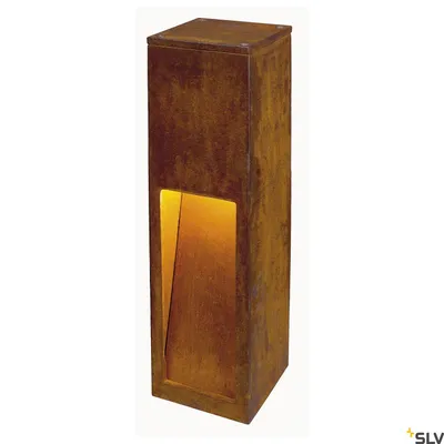 Immagine prodotto di Rusty Slot Lampada da terra a LED IP44 in ferro arrugginito altezza 50 cm 3000K bianco caldo