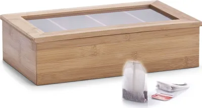 Produktbild von Teebeutelbox "Bamboo", 33,5x20x9