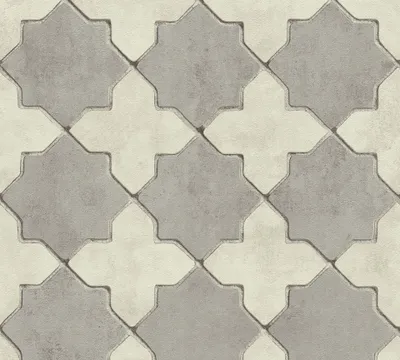 Produktbild von Livingwalls mediterrane Tapete New Walls Finca Home Vliestapete grau creme 10,05 m x 0,53 m
