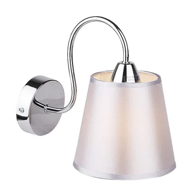 Obrázek produktu pro Moderní nástěnná lampa LUK - 1xE14, 40W, chromovaná / šedostříbrná