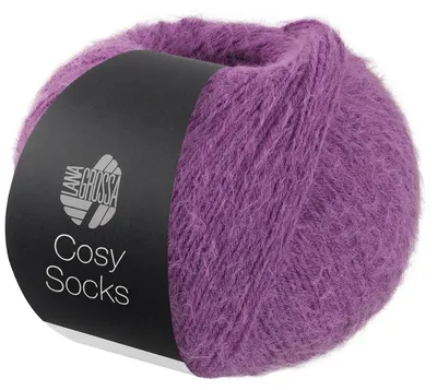 Produktbild von Lana Grossa Meilenweit 100 g COSY SOCKS 400 m Flauschige Merino-Sockenwolle Farbe 022 - Violett