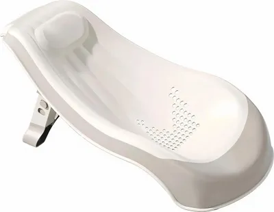 Produktbild von Faltbare Babybadewanne Beige – 55.5x30.5x21cm, für Neugeborene 0–6 Jahre, platzsparend und praktisch