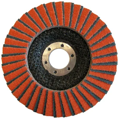 Produktbild von Norton Fächerscheibe, Körnung: 80, 12,5 x 2,2 cm, Orange
