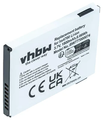 Produktbild von vhbw Akku Ersatz für HP HSTNN-H02C-X für PDA Notepad Tablet (1800 mAh, 3,7 V, Li-Ion)