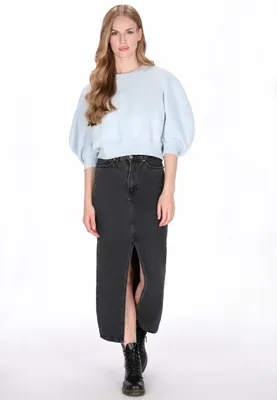 Image de Pull à capuche pour femmes SAPORTA - bleu clair, taille XS