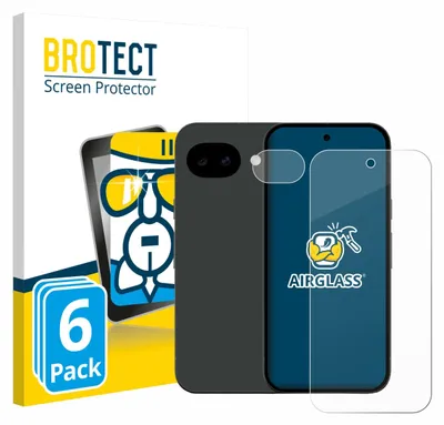 Produktbild von 6x BROTECT Schutzglas für Google Pixel 10a (Display+Kamera) Schutzfolie Panzer Folie Glas Display Schutz klar