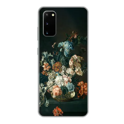 Produktbild von MuchoWow® Handyhülle Schutzhülle Hülle für Samsung Galaxy S20 Stilleben mit Blumen - Alte Meister - Kunst Silikon Softcase Handy Hülle - Bild