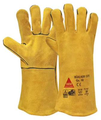 Produktbild von Hase Schweißerhandschuhe Mühlheim-I-Super Größe 10, Rindspaltleder 6 Stk