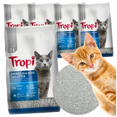 Produktbild von Bentonit Katzenstreu Klumpenbildung 25L - ökologischen Tropi