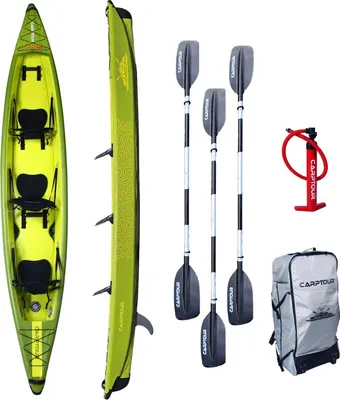 Produktbild von Carptour 480 Aufblasbares Kayak Kajak PVC | Angelboot 480x80cm für See & Angeln
