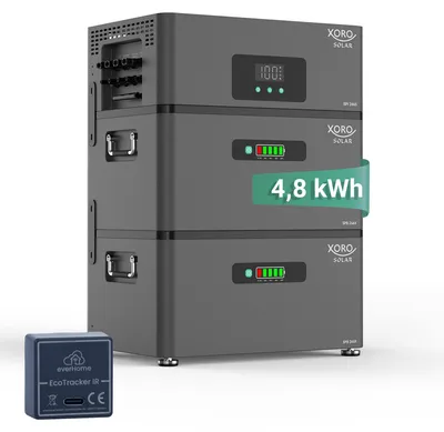 Produktbild von XORO SOLAR ATLAS-E PLUS 4.8 kWh + everHome EcoTracker