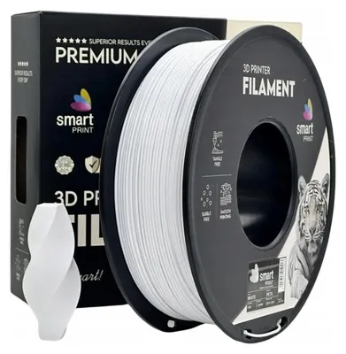 Produktbild von PETG-Filament „White“ von Smart Print, 1,75 mm, 1 kg, für 3D-Drucker