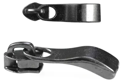 Zipper für Spiralreißverschluss anthrazit