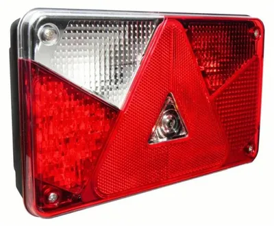 Produktbild von ASPÖCK MULTIPOINT V LED-Rücklicht, Bajonettanschluss 8-PIN, 7 Funktionen links