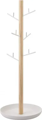 Produktbild von Yamazaki Schmuckbaum Schwarz, 16.5 cm, für Ohrringe, Halsketten, Armbänder & Ringe