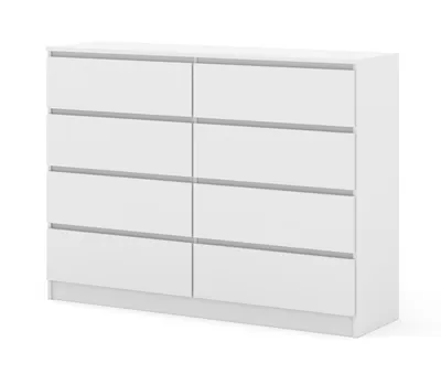 Immagine prodotto di Cassettiera MAJA S8 140 cm Bianco Opaco Credenza Alta