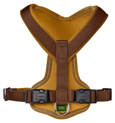 Produktbild von HUNTER Hundegeschirr NEOPREN, braun/caramel, Größe S, strapazierfähiges Nylon