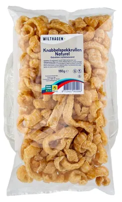 Produktbild von Wilthagen Knabbelspek naturel 150g – knuspriger, würziger Speck-Snack