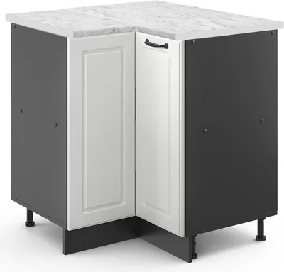 Image de Meuble d'angle Vicco R-Line Blanc campagne 75.6cm , PT Marbre, Model 46826