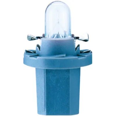 Productafbeelding van 1x Kunststof basislamp PHILIPS, lampen voor auto's, 24V, 1.2W, type B8 5d/2, artikelnummer 13598CP