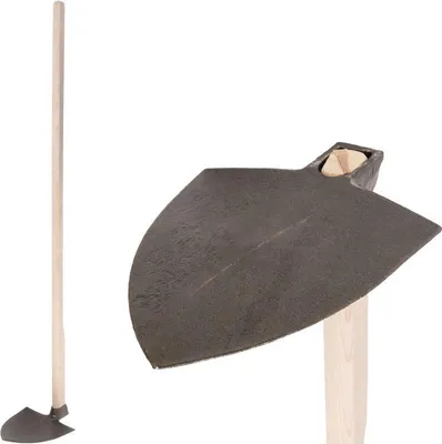 Image de Houe Gardex, pointue, 840 g, forgée, manche en bois