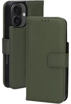 Produktbild von Mobiparts MP-127228, Geldbörsenhülle, Apple, iPhone 16, 15,5 cm (6.1"), Grün