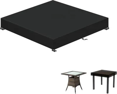 Image de Housses imperméables pour tables de jardin 90 x 90 cm - Protection contre les intempéries