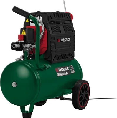 Produktbild von PARKSIDE® Silent-Kompressor »PSKO 2410 A1«, mit 2-Zylinder-Motor