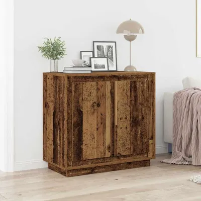Zdjęcie produktu dla Komoda vidaXL z drewna postarzanego 80 x 40 x 75 cm z płyt drewnopochodnych