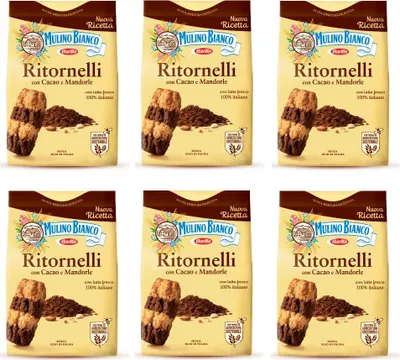 Produktbild von 6x Mulino Bianco Kekse Ritornelli 700g Italien biscuits cookies kuchen brioche