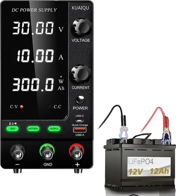 Obrázok produktu pre Napájací zdroj DC, výstup 30 V 10 A, nastaviteľné nabíjanie USB, nabíjanie SPPS-C3010C, striedavý prúd 220 V