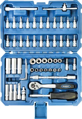 Produktbild von Kunzer Steckschlüssel-Satz 1/4", 54-tlg. 71454