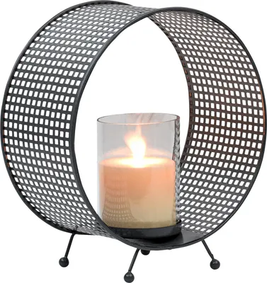 Zdjęcie produktu dla Skandynawski dekoracyjny lampion na tealight Armand antracytowy