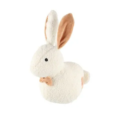 Produktbild von JUNG 4Living Türstopper Boden Hase, creme, Tier Motiv, 21 x 23 x 13cm, Türpuffer - Kinderzimmer, Schlafzimmer, Wohnzimmer