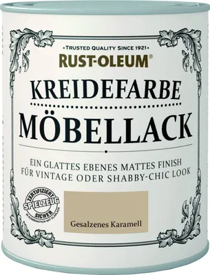 Produktbild von Rust-Oleum Kreidefarbe Möbellack 125 ml gesalzenes karamell