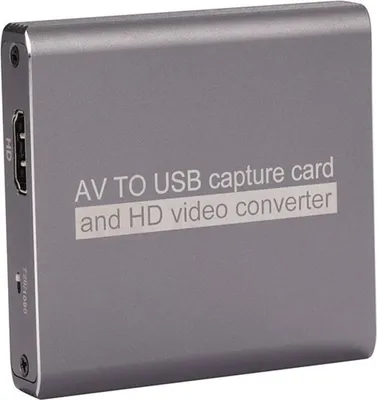 Obrázek produktu pro INF Šedá USB analogová videozáznamová karta pro digitalizaci videa