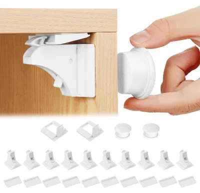Immagine prodotto di Omgoods - Serrature magnetiche per armadietti, set da 10