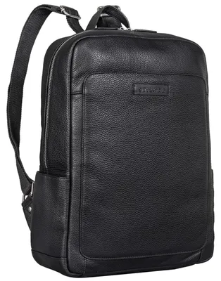 Productafbeelding van Leren rugzak met laptopvak voor laptops tot 15,6 inch