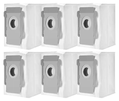 Produktbild von 6x Staubsaugerbeutel für iRobot Roomba i7 i7+ i7 Plus j7 j7+ S9+ i3 i3+ i4+ E5 E6 E7 Clean Base | Staubbeutel Ersatz Beutel kompatibel mit allen automatische Absaugstation Modelln