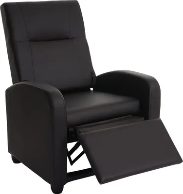 Immagine prodotto di Poltrona TV Denver Basic, poltrona reclinabile, Pelle finta ~ caffè