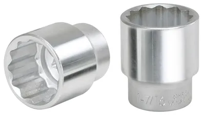 3/4" Dopsleutel, 12-kant, kurz, 1.7/8"