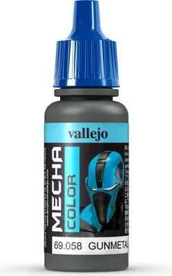 Vallejo Mecha Color 058 Gunmetal 17ml Airbrushfarbe