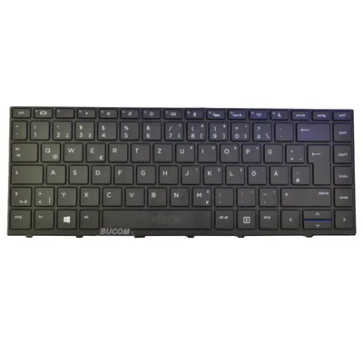 Produktbild von Tastatur für HP Probook 430 440 445 640 645 G5 640 G4 deutsch mit Rahmen