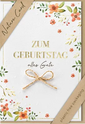 Produktbild von bsb 693010-2 Geburtstagskarte - Natur Card, inkl. Umschlag