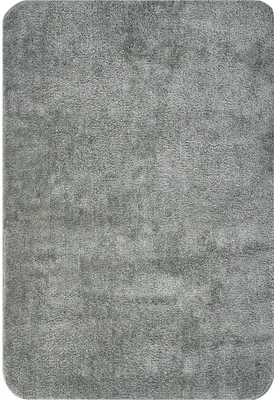 Zdjęcie produktu dla BELIANI Dywanik łazienkowy szary mikrofibra 60 x 90 cm spód antypoślizgowy miękki akcesoria łazienkowe