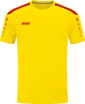 Image de JAKO Maillot enfant Power KA, Couleur:citro/rouge, Taille:140
