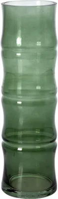 Immagine prodotto di Vaso decorativo in vetro verde per fiori 31 x 9 cm